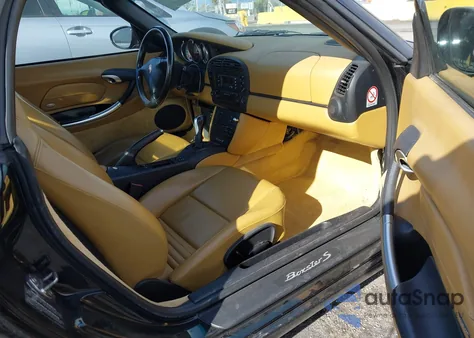 2001 Porsche Boxster S из США, поврежденный, VIN WP0CB29891U661404